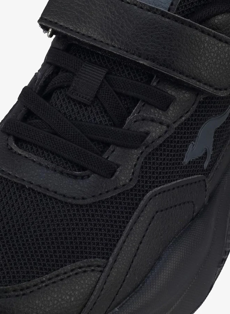 Kangaroos BLACK Boys Hook & Loop School Sports Shoes for Men | Best Price UAE
