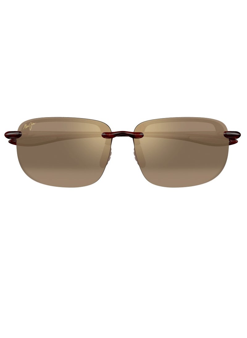 MAUI JIM Maui Jim Ho'okipa XLarge 456-10 Unisex Polarized Rectangular Sunglasses – 68 mm Lens Size  - Image 3