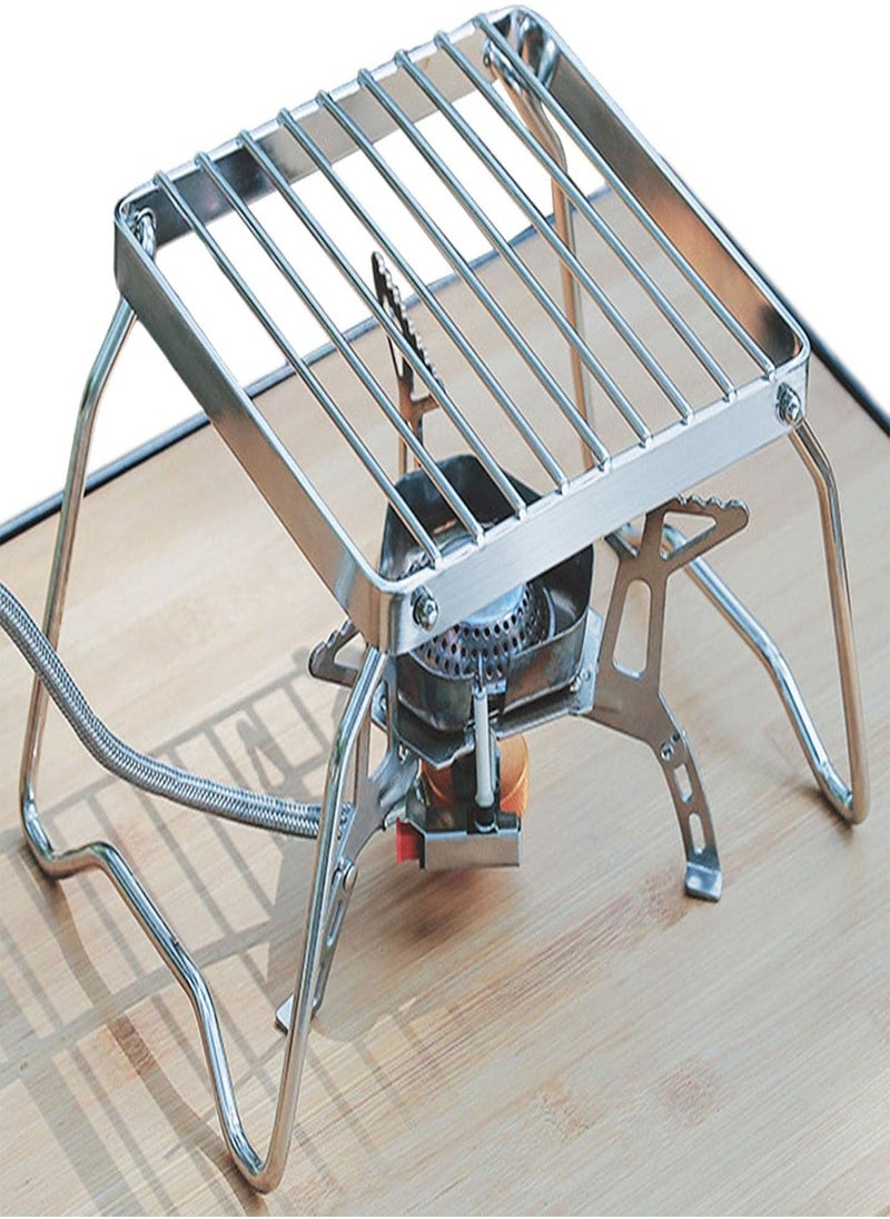 GGOOT Campfire Stand | Camping Gear | 304 Stainless Steel Grate Camping Stove Portable Camping Hiking Fire Pit and Survival Stove Rocket Stove Backpacking Stove Potable Stoves  - Image 1