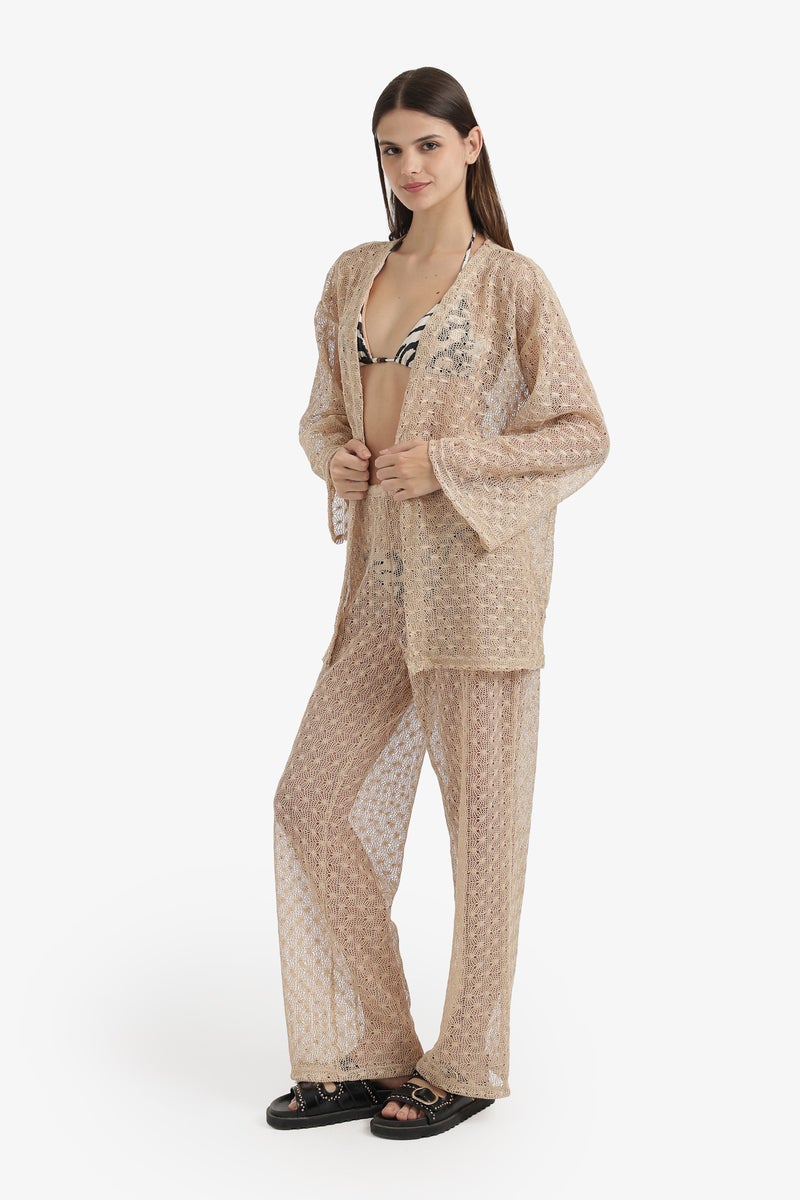 Carina Perforated Floral Beach Set - Image 2