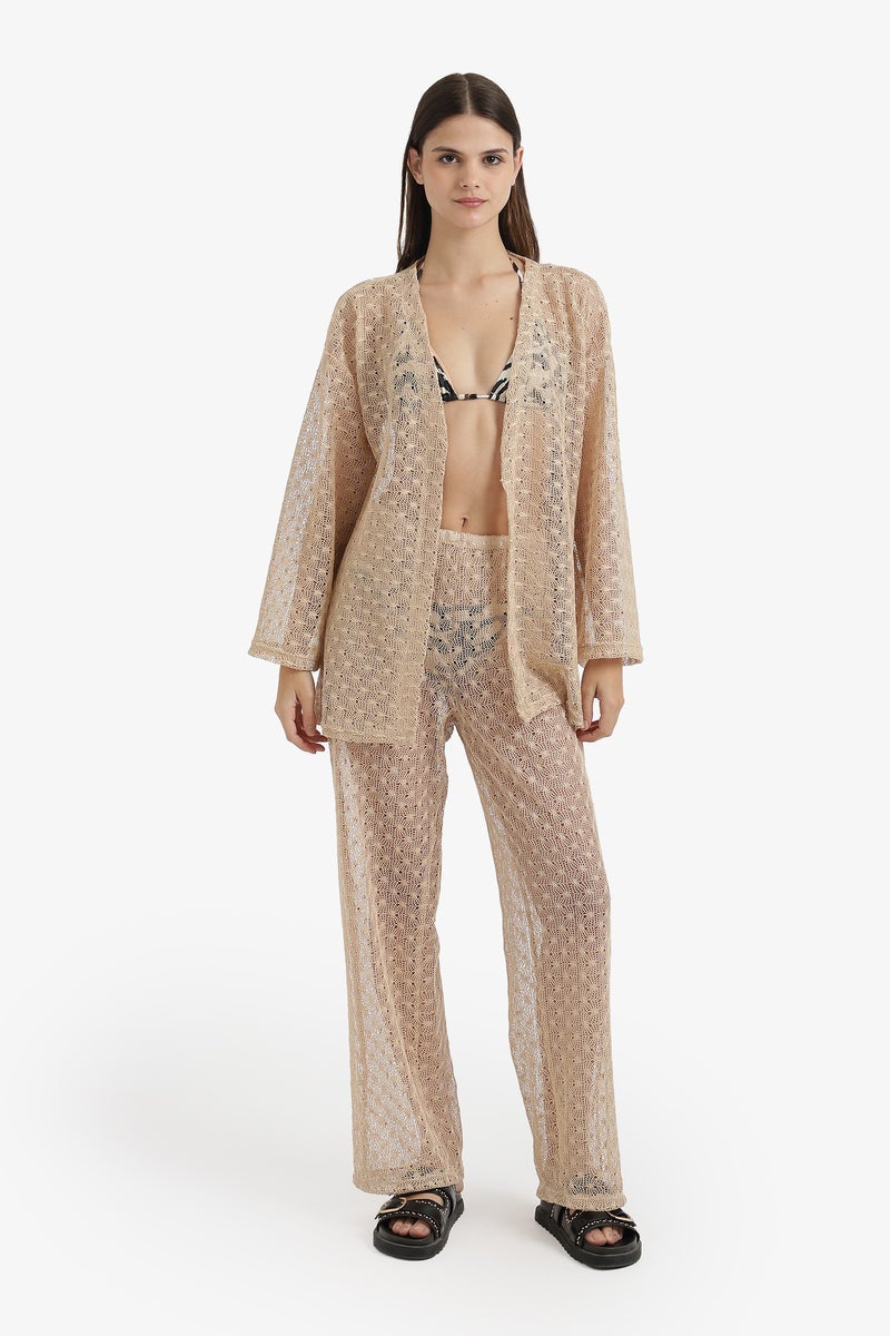 Carina Perforated Floral Beach Set - Image 1