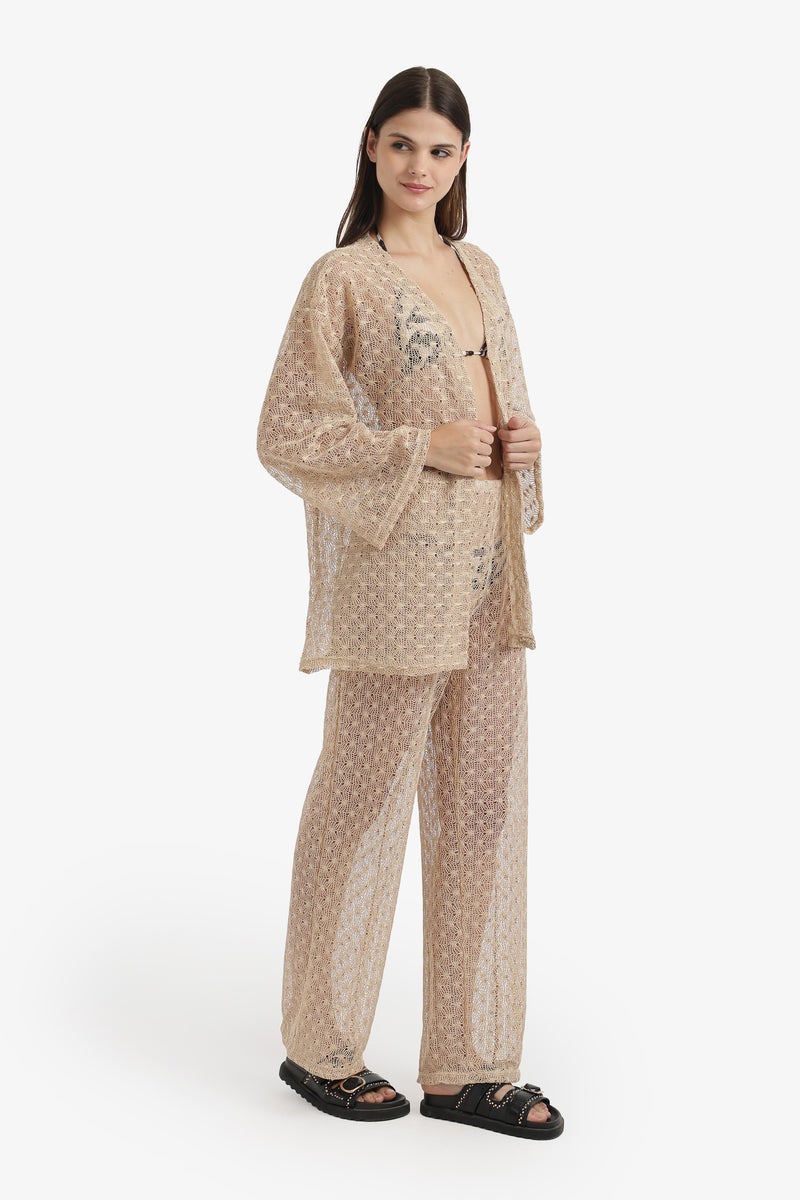 Carina Perforated Floral Beach Set - Image 3