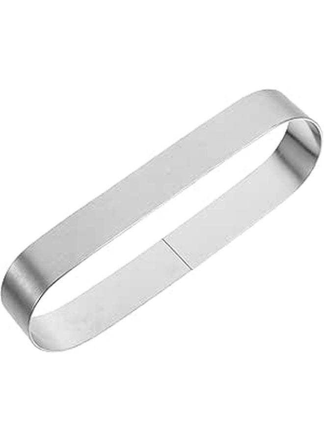 Oval Tart Ring Mold Stainless Steel Baking Pastry Mousse Cake Mold - Image 1