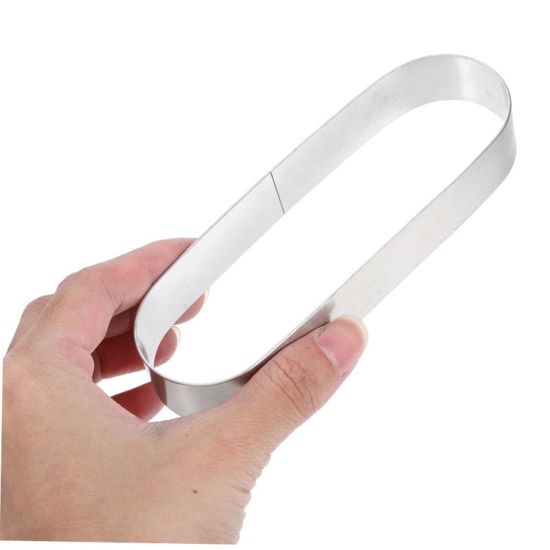 Oval Tart Ring Mold Stainless Steel Baking Pastry Mousse Cake Mold - Image 4