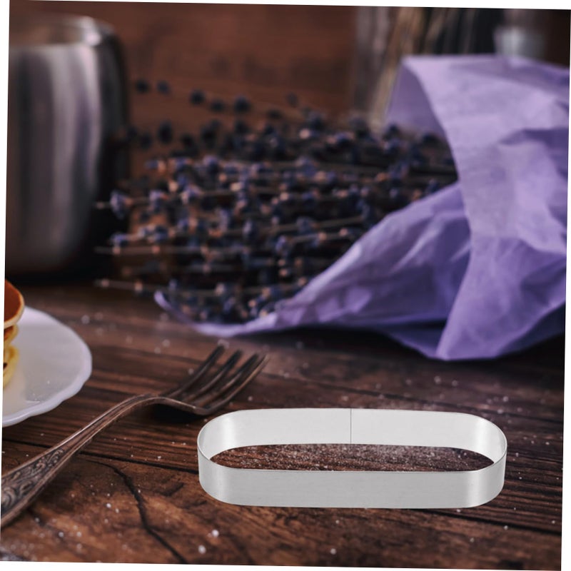Oval Tart Ring Mold Stainless Steel Baking Pastry Mousse Cake Mold - Image 5