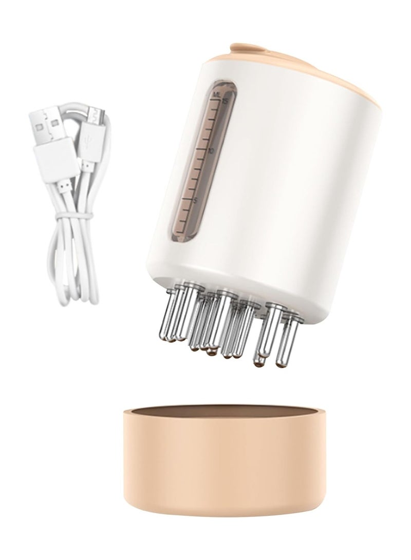 Zikra Head Massager for Hair Growth, Portable  Head Massager Electric, Scalp Oil Applicator with 15ml Oil Tank Scalp Massager, High Vibration Hair Oil Applicator Brush for Hair Growth, for Head Relax - Image 1