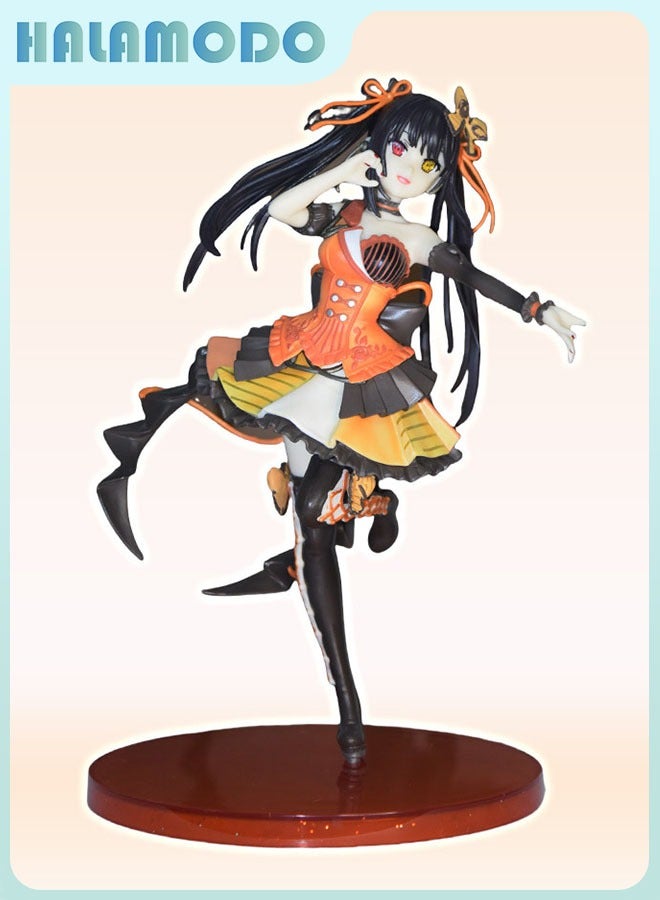 هالامودو تاريخ تمثال أنمي حي لكورومي توكيساكي مع نمط حلو -بارد، زينة مثالية لأسطح المكتب ولوحات قياس السيارات 23.5 سم - Image 1