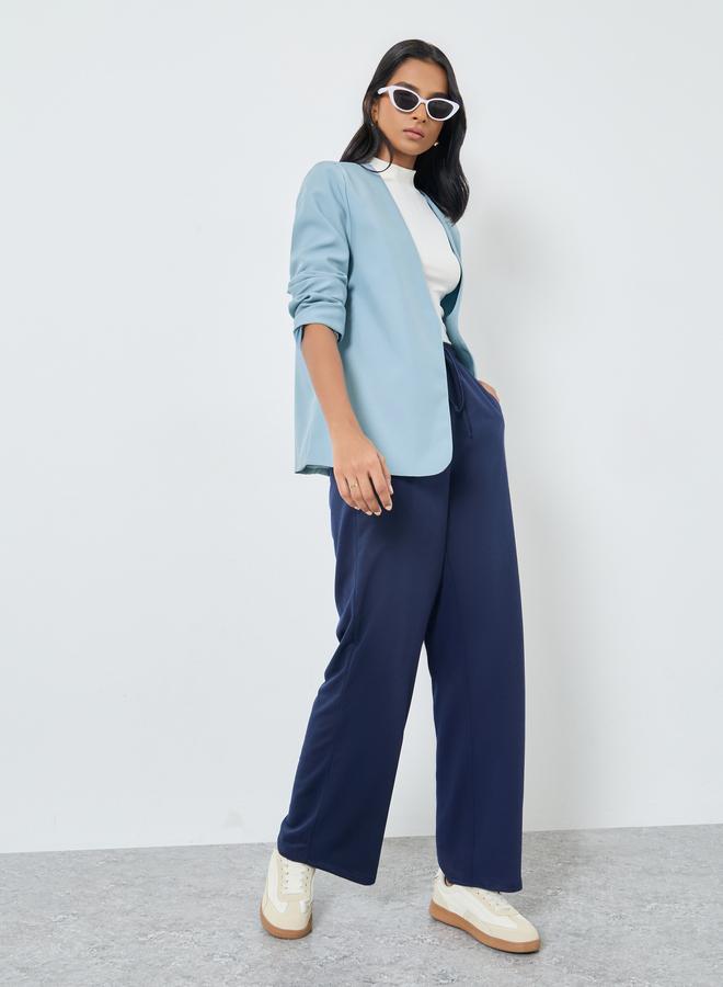 Take Two Solid Front Open Regular Fit Blazer - Image 2