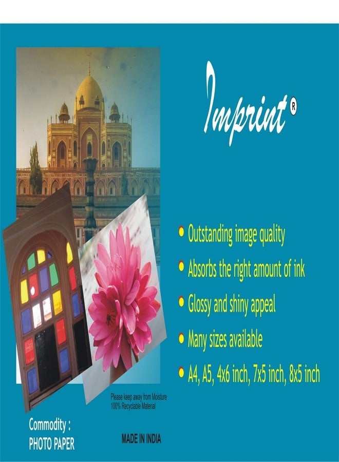 IMPRINT A5 Inkjet Glossy Photo Paper Pack of 100 Sheets 180 GSM Thick - Image 2