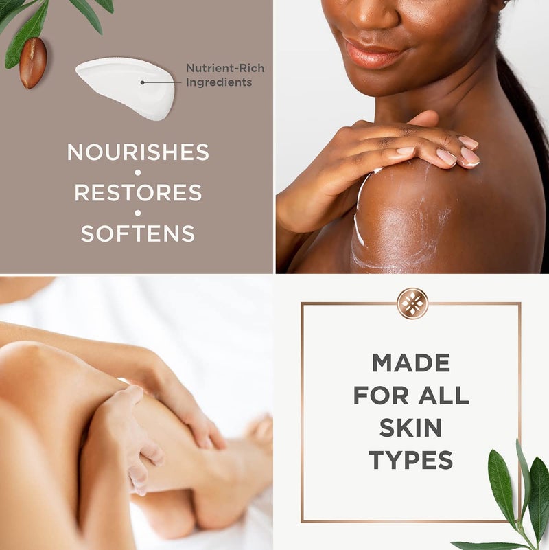 Argan Magic Hydrating Body Lotion with Argan Oil & Shea Butter for Dry Skin - Nourishes Skin, Restores Moisture, Smooths & Softens | Non-Greasy Formula | Paraben Free (32 oz) - Image 3