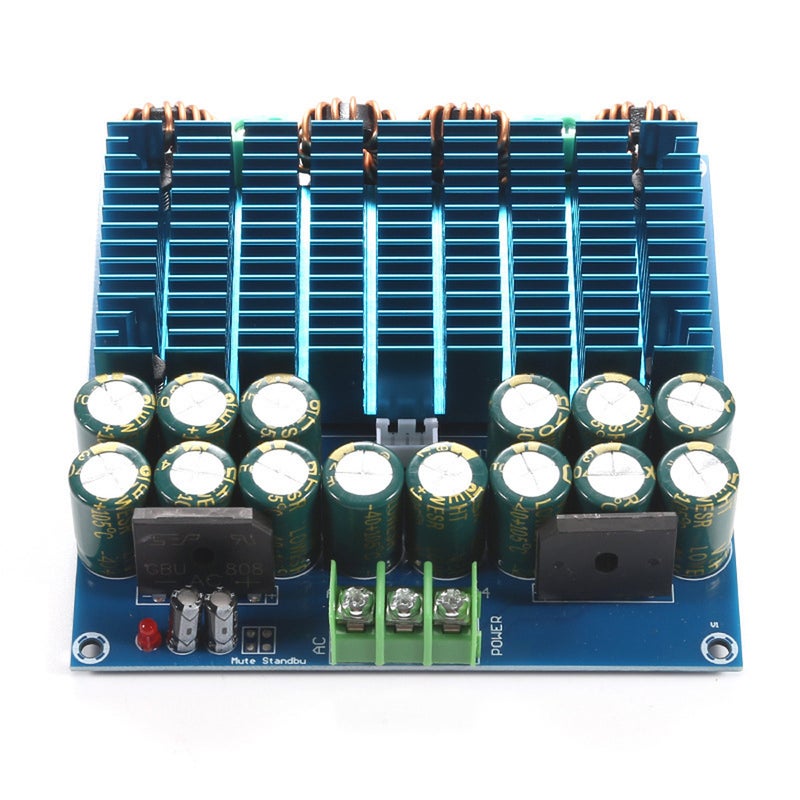 لوحة مكبر صوت رقمي ثنائي الشريحة عالية القدرة XH-M252 TDA8954TH 420 واط + 420 واط - وحدة مكبر صوت صوتي - لوحة مكبر صوت - Image 3