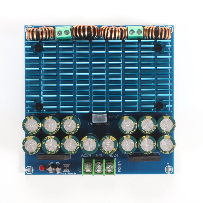 لوحة مكبر صوت رقمي ثنائي الشريحة عالية القدرة XH-M252 TDA8954TH 420 واط + 420 واط - وحدة مكبر صوت صوتي - لوحة مكبر صوت - Image 2