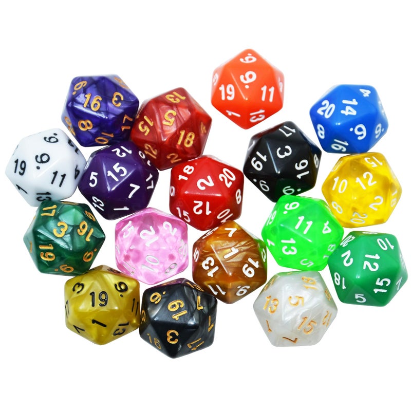 SmartDealsPro 10-Pack 20 Sided Dice D20 Polyhedral Dice for DND RPG MTG Table Game (Color 1) - Image 5