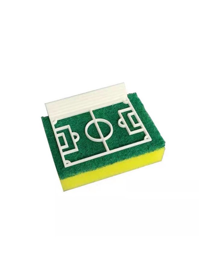Generic Football Stadium-Shaped Dual-Sided Cleaning Sponge – Heavy Duty Scrubber with Strong Double Face  - Image 2