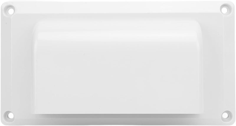 Sorandy Side RV Vent Covers, Proof Rainwater Prevention Air Ventilation Cover with Screw Fixed Installation, Ideal for RV Camping Vehicle Trailer Boat Yacht (White: 03040278) - Image 1