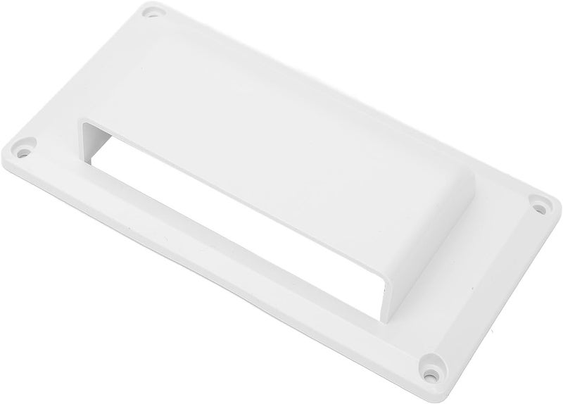 Sorandy Side RV Vent Covers, Proof Rainwater Prevention Air Ventilation Cover with Screw Fixed Installation, Ideal for RV Camping Vehicle Trailer Boat Yacht (White: 03040278) - Image 2
