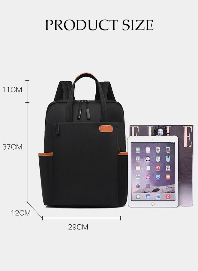 DUNISO Women's Multi-function Laptop Bag 13.3 inch Travel Laptop Backpack Water Resistant Dustproof Shoulder Bag Business Messenger Briefcase for College Student Business People  - Image 4