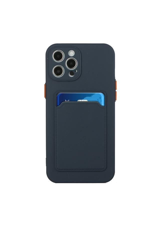 اس-توب جراب لهاتف iPhone 15 Pro Max بتصميم فتحة للبطاقات، جراب هاتف TPU مقاوم للصدمات - Image 2