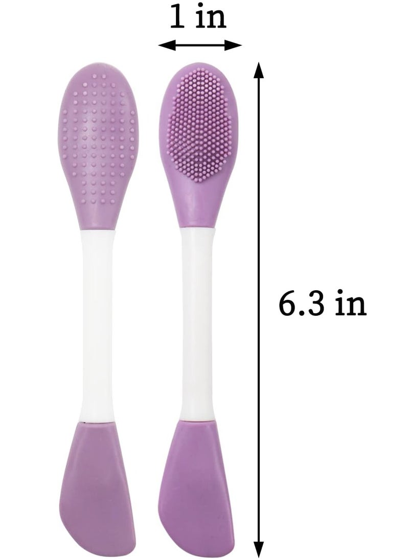 3 PCS Silicone Face Mask Brush Mask Applicator Tool and Massage Spatula for Apply Mud Clay Charcoal Mixed Mask Cream Lotion