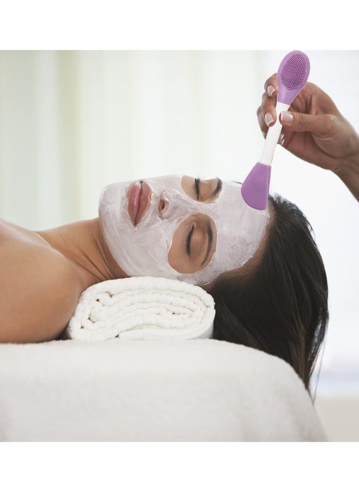 3 PCS Silicone Face Mask Brush Mask Applicator Tool and Massage Spatula for Apply Mud Clay Charcoal Mixed Mask Cream Lotion