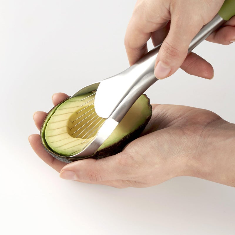 Amco 2-in-1 Avocado Pitter & Slicer - Efficient Kitchen Tool for Hassle-Free Avocado Prep, Precise Food Slicing, Safe & Easy to Use, Dishwasher-Safe Tool for Guacamole, Sandwiches, Salads - Image 4