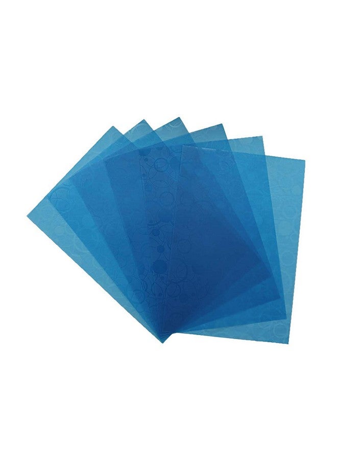 Kuber Industries Pack of 12 PVC Fridge Mat | Circle Design Shelf Liner | Refrigerator Drawer Mat | Water Proof & Oilproof Shelf Mat | Multipurpose Mat | Blue - Image 4