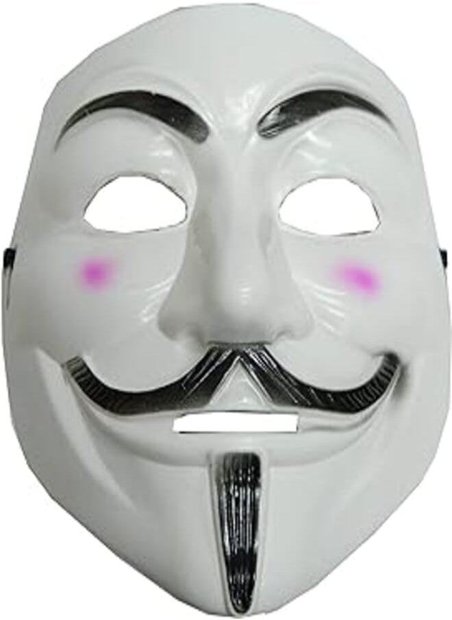 OR Halloween Face Mask with Jay-Fox-White Design 