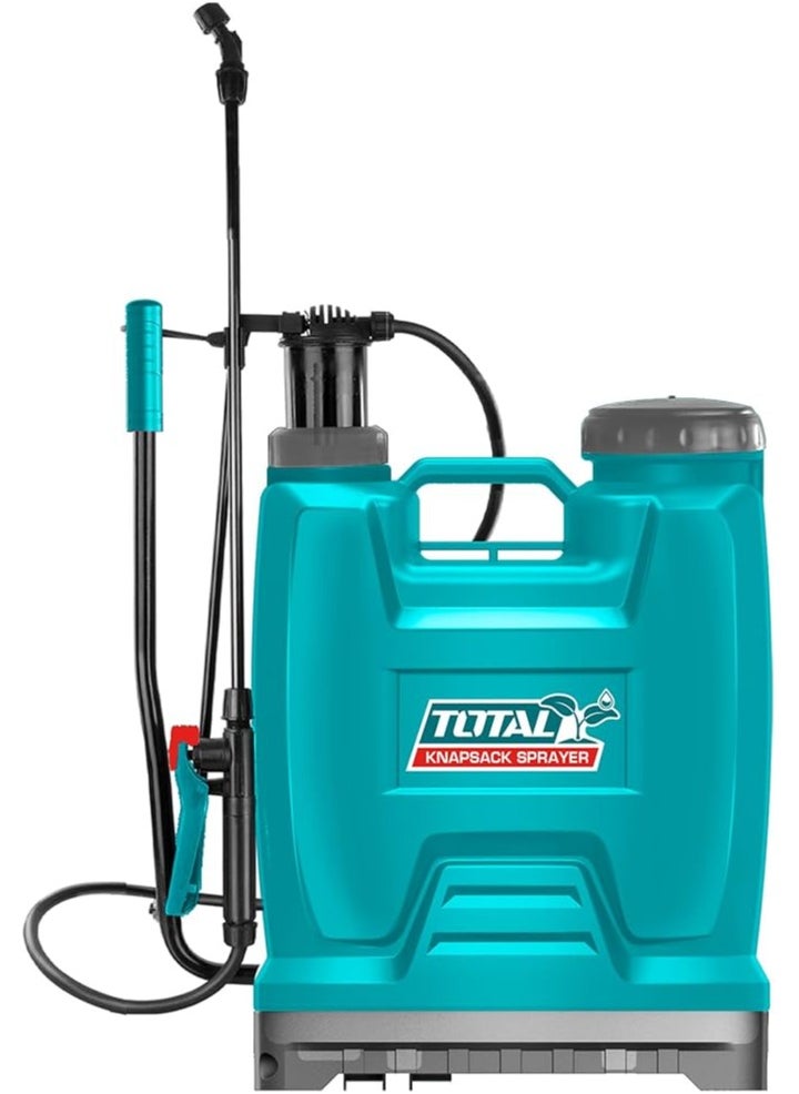 TOTAL - Total 16L Knapsack Sprayer - Adjustable Nozzle, Y Trigger with Fiberglass Lance for Efficient Garden Spraying - Image 1