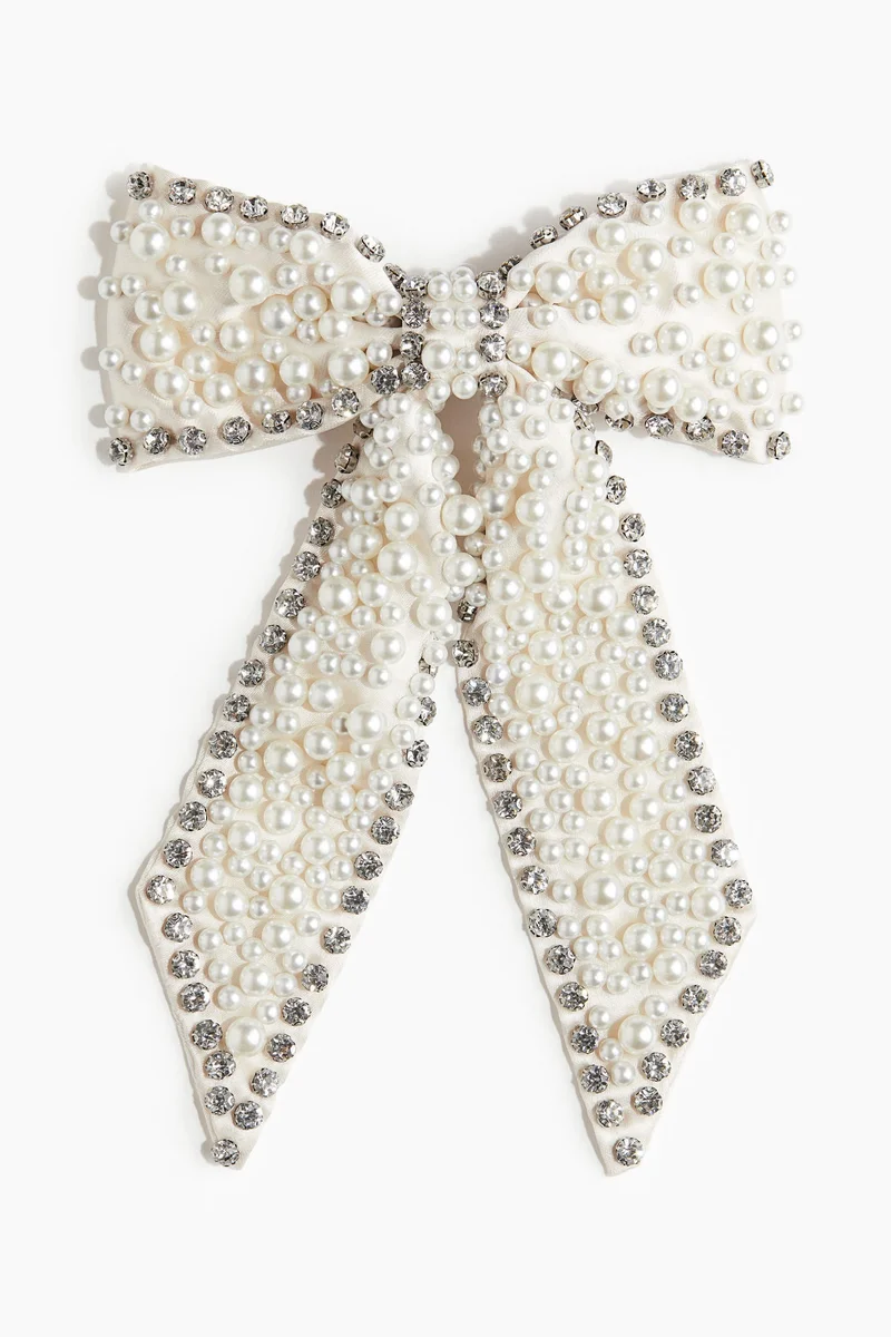 H&M Embellished Bow Hair Clip