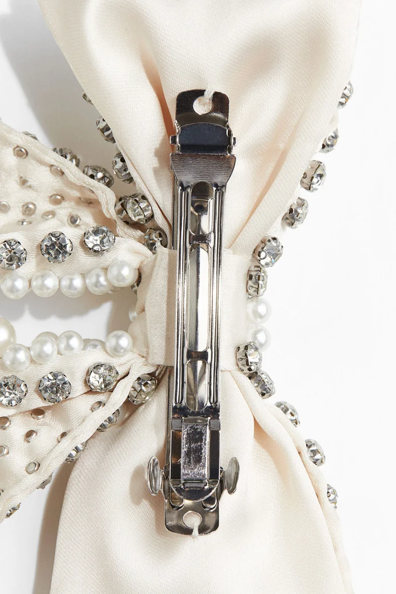 H&M Embellished Bow Hair Clip
