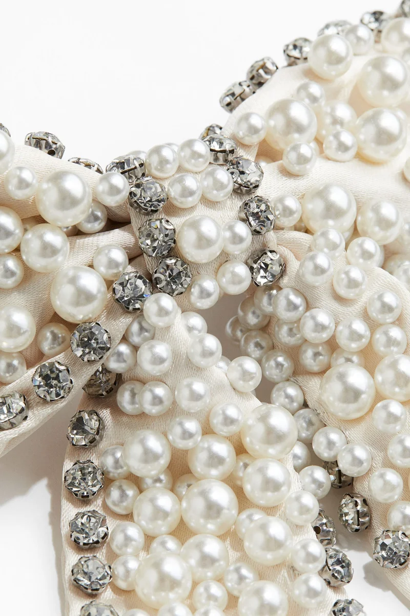 H&M Embellished Bow Hair Clip