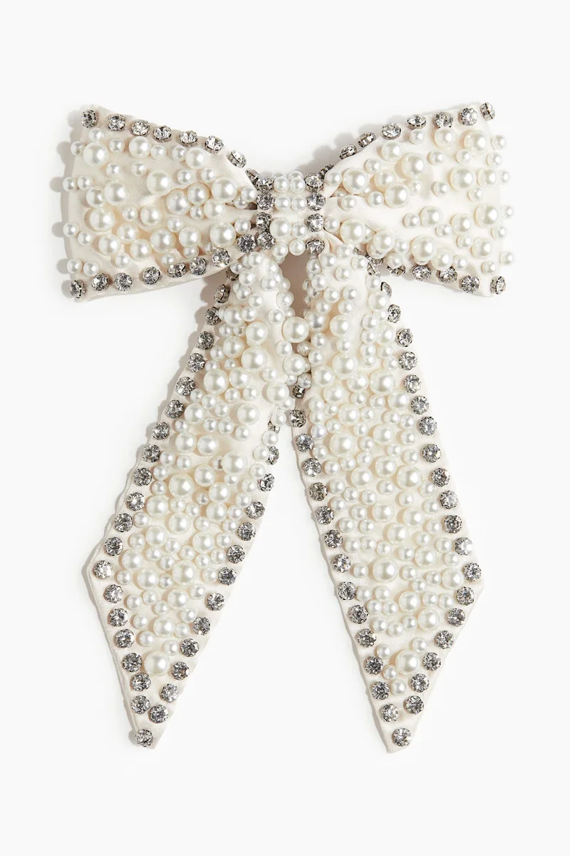 H&M Embellished Bow Hair Clip