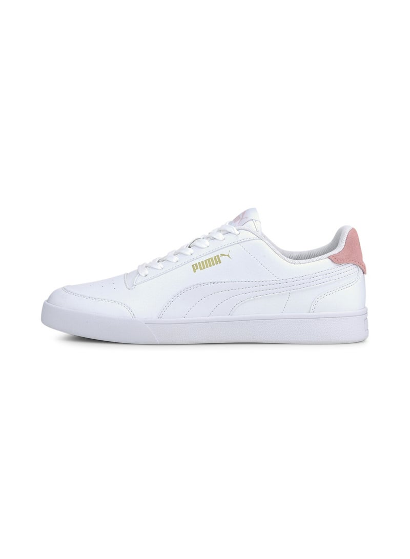 PUMA Shuffle Unisex White Trainers - Image 1