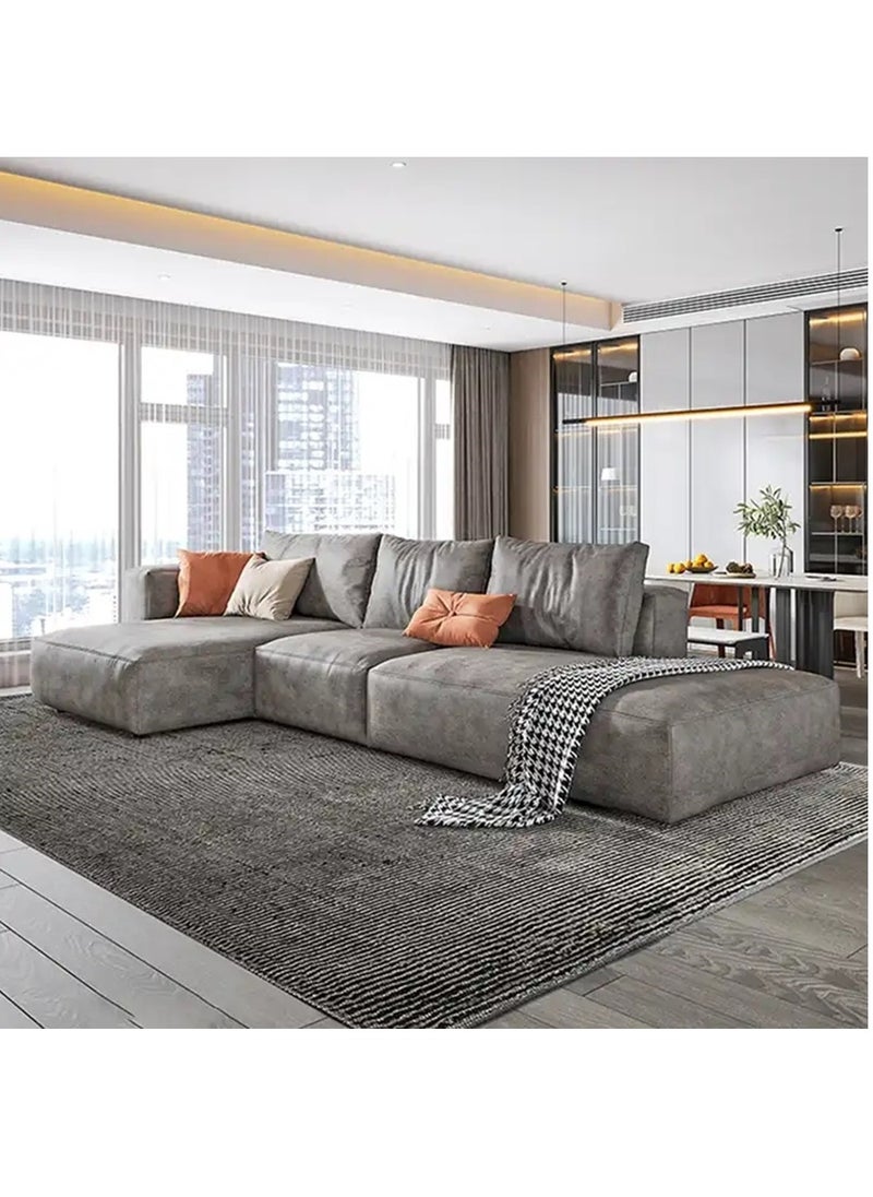 Comfynest - Modern Sectional L Shape Sofa Set Minimalist Glamour Style - Image 1
