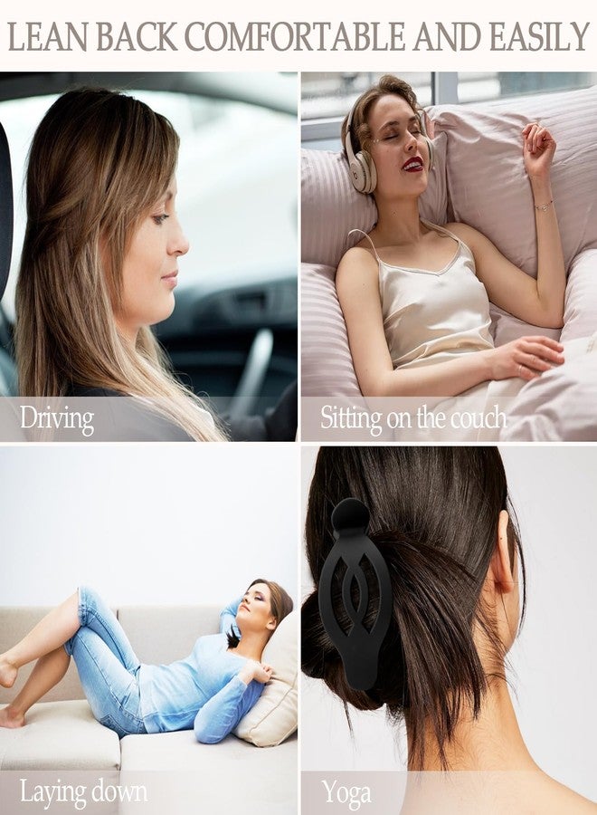 SuPoo 5 Inch Flat Claw Clips for Women Jumbo Flat Hair Clips French Concord Hair Clips Side Slide Volume Clips Strong Hold Lay Hair Barrettes Duck Billed Hair Claws for Thick Thin Hair 4PCS - Image 4