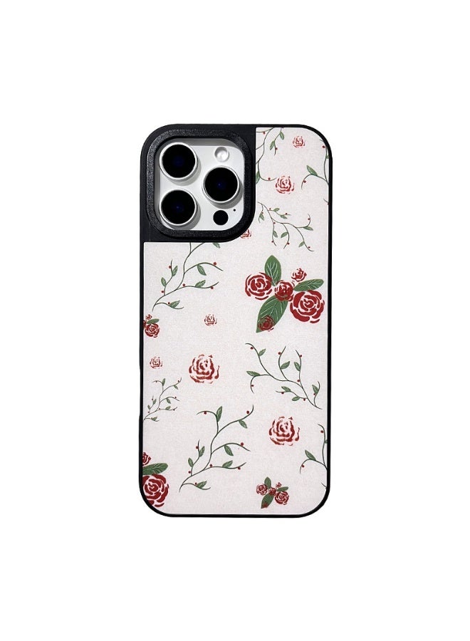 NIBEMINENT Oil Painting Roses Protective TPU Case Cover For iPhone 14 Clear - Image 2