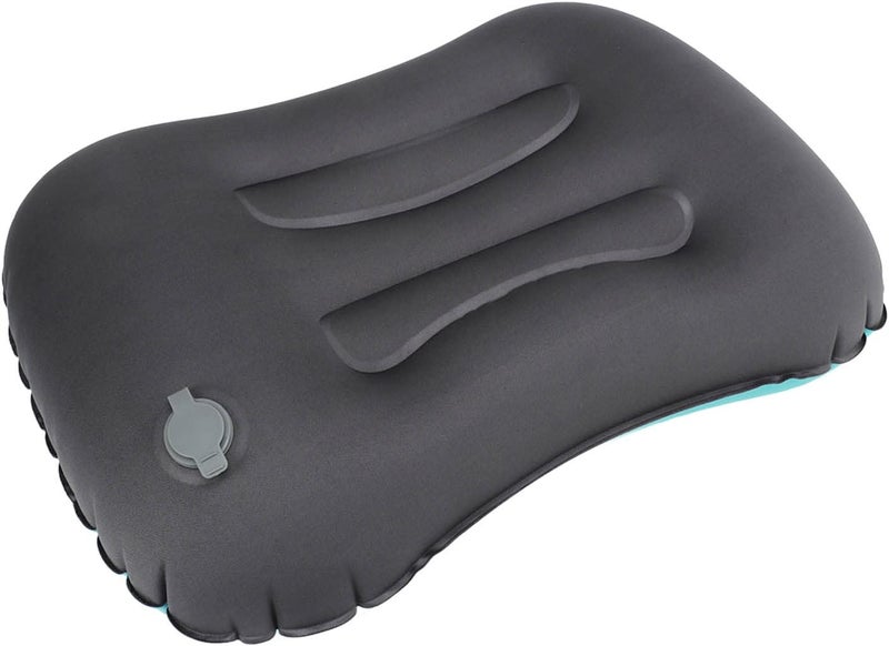 Inflatable Lumbar Pillow, Camping Pillows Blow Up Travel Neck Pillow with One Piece Valve for Camping Outdoor Peacock Inflatable Lumbar, Portable Soft Mattress Nan - Image 3