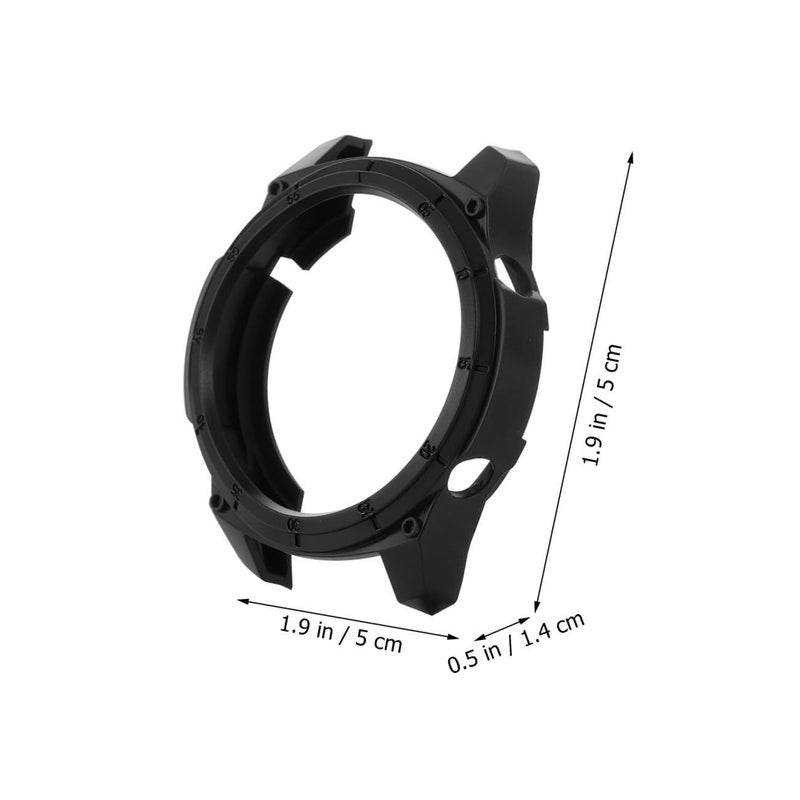 TPU Protective Watch Case Lightweight Sports Design Durable Black 5X5X1.4CM - Image 3