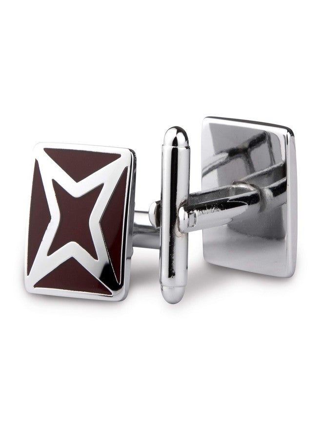 Kovove The Starlet Brown Coloured Cufflinks - Image 3