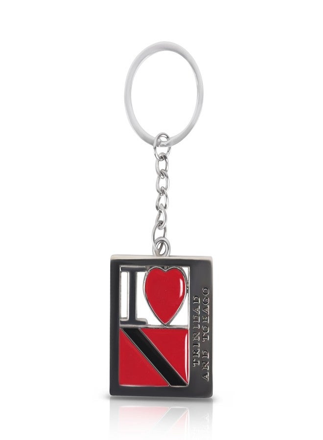 SandT Collection I Love Trinidad and Tobago Keychain - Image 1