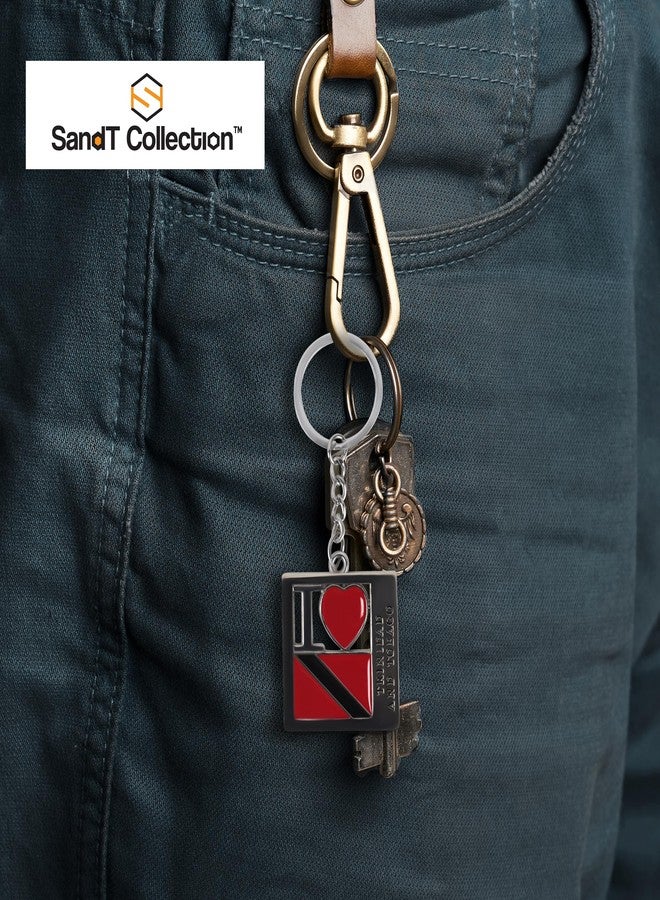 SandT Collection I Love Trinidad and Tobago Keychain - Image 2
