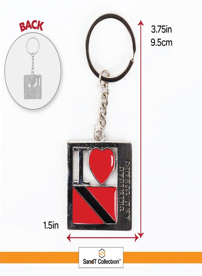 SandT Collection I Love Trinidad and Tobago Keychain - Image 5
