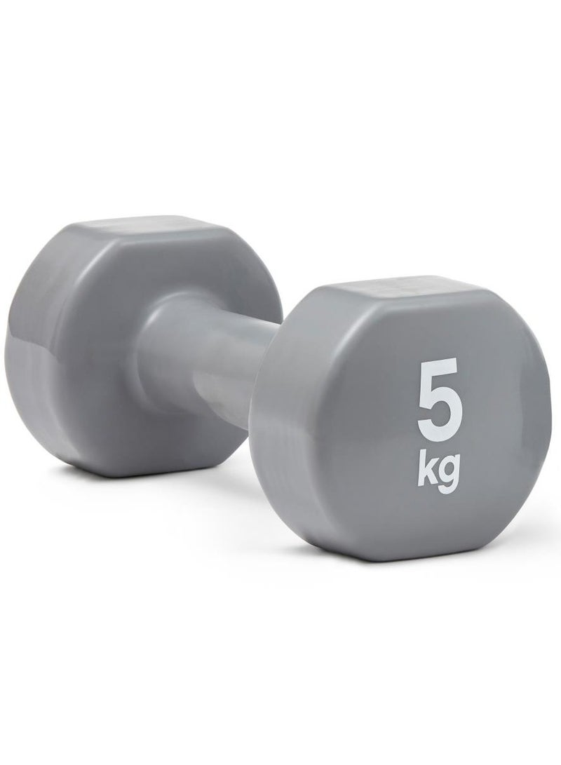ريبوك دمبلز 5 كجم (زوج) – مغلفة بالنيوبرين، مثالية لتقوية العضلات والتدريب المنزلي - Image 4