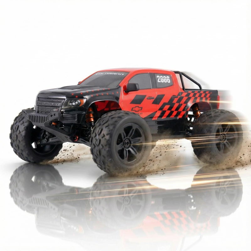 EAZYRC FMS FMT10 Chevrolet Colorado 110 RC Truck Officially Licensed 4WD Brushless OffRoad Monster Truck FMT10 Chassis 50MPH HighSpeed AllTerrain RC Car 4074 2000KV Motor 120A ESC - Image 3
