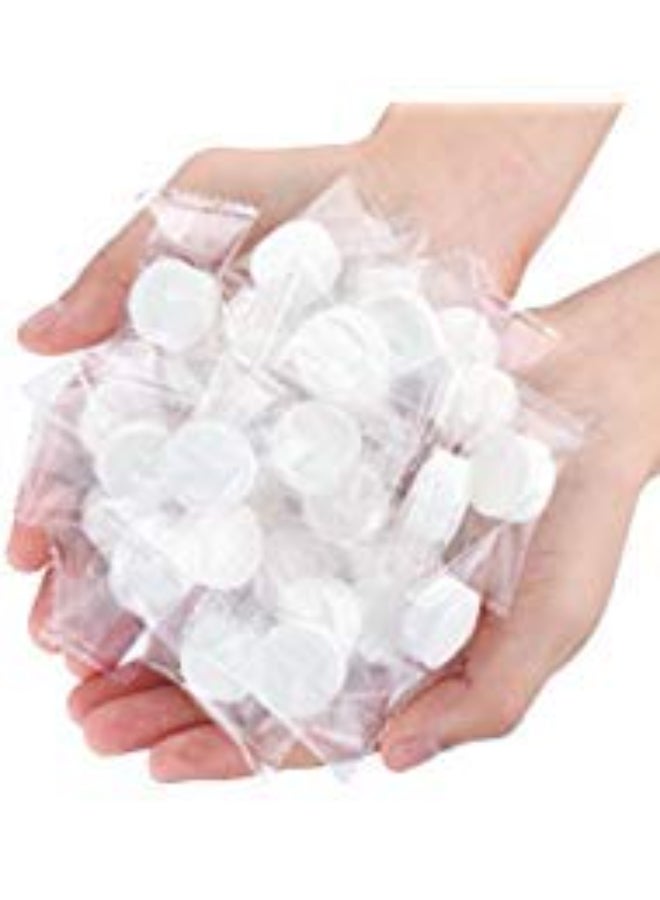 esowemsn 1Pack100pcs Disposable Portable Mini Compressed Cotton Towel Best for Outdoor Camping Travel Salon and Daily Use - Image 1