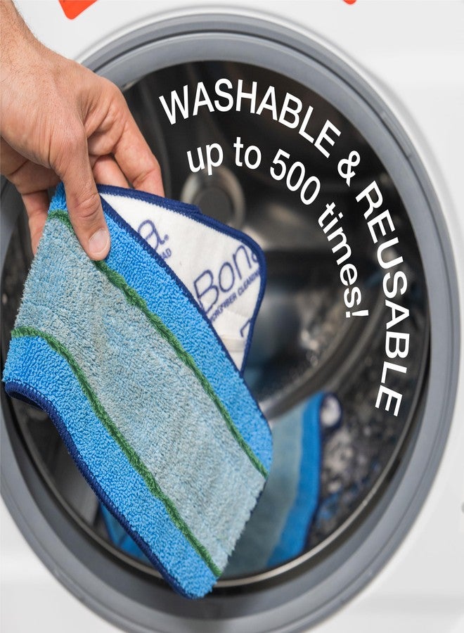 Bona Mop Microfiber Deep Cleaning Pad for Hardwood & Hard Surface Floors - 1-Pack - For Use With Bona Mops - Dual Zone Cleaning - Image 4