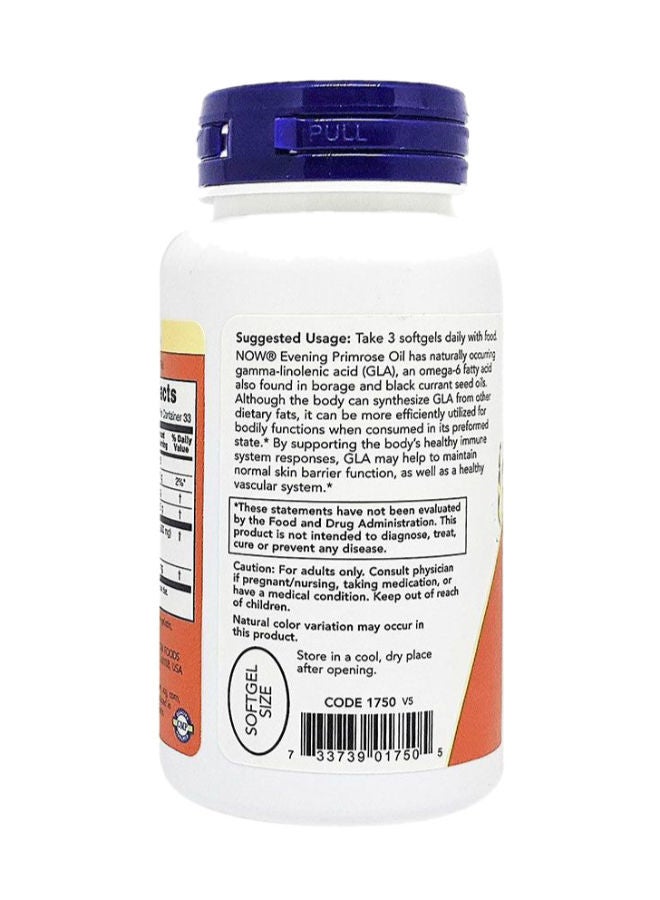 now Evening Primrose Oil 500 mg Softgels 100's - Image 4