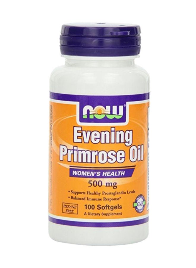 now Evening Primrose Oil 500 mg Softgels 100's - Image 1
