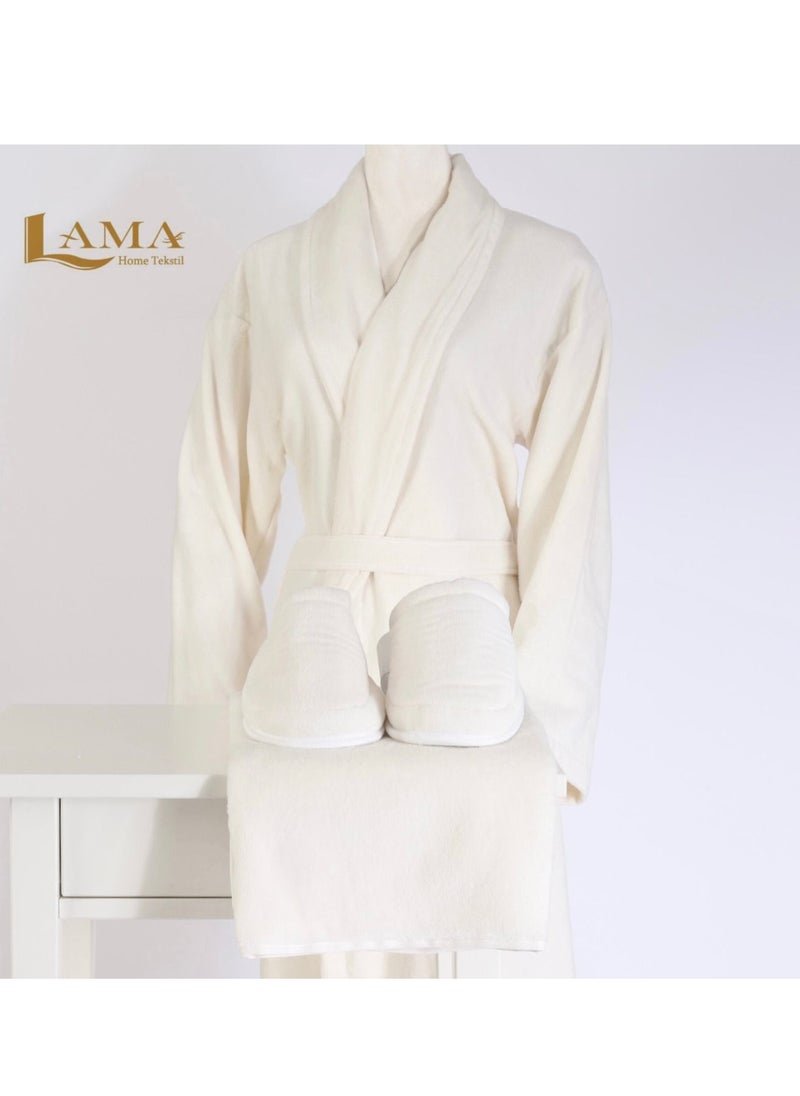 LAMA Home Tekstil Bath Robe Creamy person  - Image 1