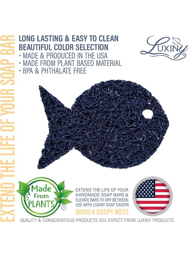 Luxiny Soap Savers for Bar Soap, American Made: Luxiny, Lifts Soap in Soap Dishes & Shower Soap Holder  - Image 3